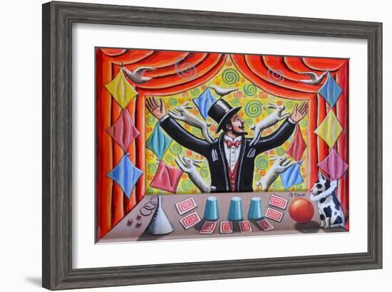 Marvellous Marvo Making Magic, 2017, tinted gesso on wood-PJ Crook-Framed Giclee Print