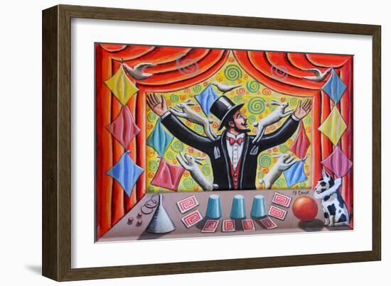 Marvellous Marvo Making Magic, 2017, tinted gesso on wood-PJ Crook-Framed Giclee Print