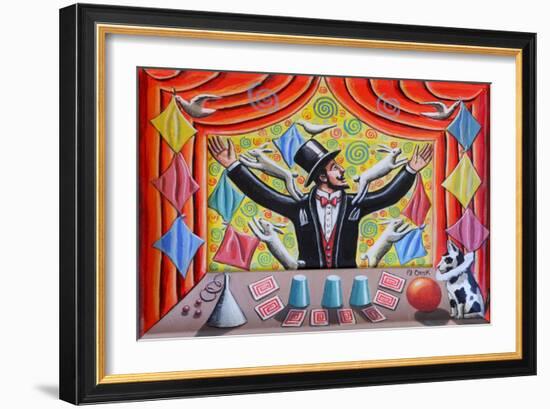 Marvellous Marvo Making Magic, 2017, tinted gesso on wood-PJ Crook-Framed Giclee Print