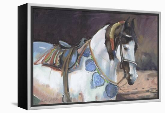 Marwari Horse II-Jennifer Wright-Framed Premier Image Canvas