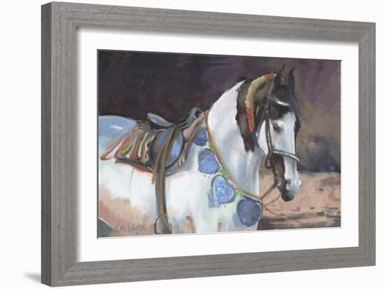 Marwari Horse II-Jennifer Wright-Framed Giclee Print