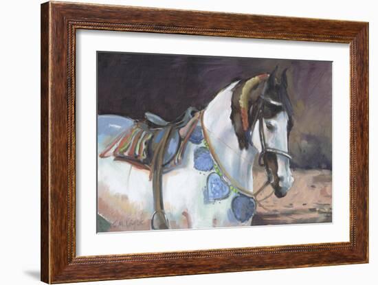 Marwari Horse II-Jennifer Wright-Framed Giclee Print