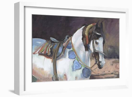 Marwari Horse II-Jennifer Wright-Framed Giclee Print