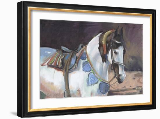 Marwari Horse II-Jennifer Wright-Framed Giclee Print