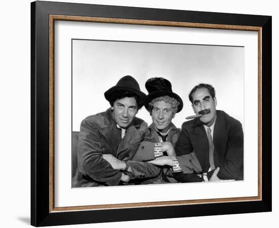 Marx Brothers - Chico Marx, Harpo Marx, Groucho Marx-null-Framed Photo