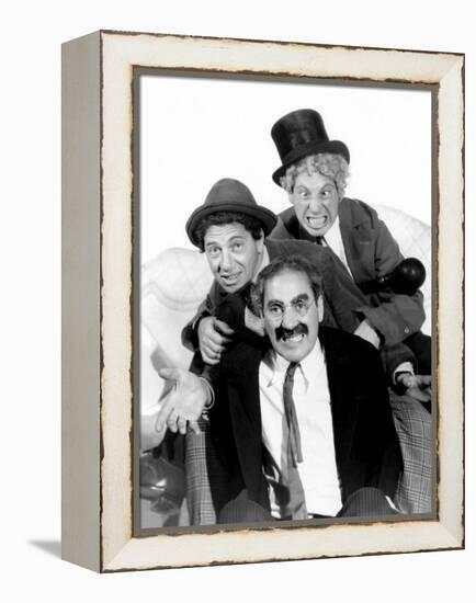 Marx Brothers - Groucho Marx, Chico Marx, Harpo Marx, 1936-null-Framed Stretched Canvas