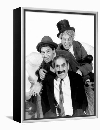 Marx Brothers - Groucho Marx, Chico Marx, Harpo Marx, 1936-null-Framed Stretched Canvas