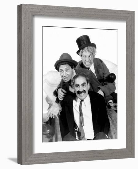 Marx Brothers - Groucho Marx, Chico Marx, Harpo Marx, 1936-null-Framed Photo