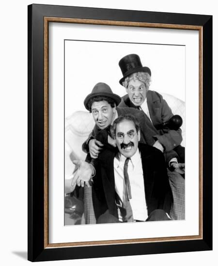 Marx Brothers - Groucho Marx, Chico Marx, Harpo Marx, 1936-null-Framed Photo