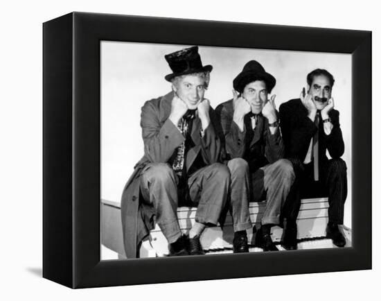 Marx Brothers - Harpo Marx, Chico Marx, Groucho Marx-null-Framed Stretched Canvas