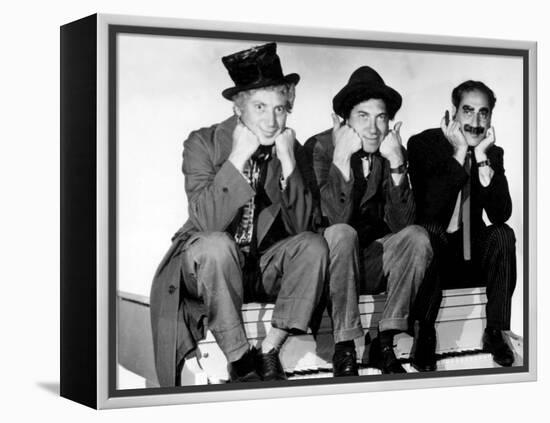 Marx Brothers - Harpo Marx, Chico Marx, Groucho Marx-null-Framed Stretched Canvas