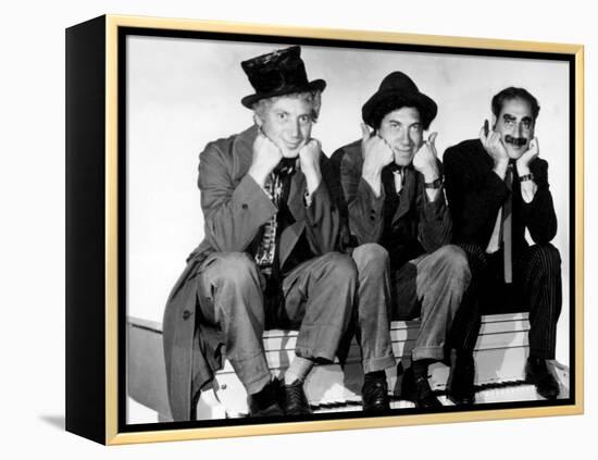 Marx Brothers - Harpo Marx, Chico Marx, Groucho Marx-null-Framed Stretched Canvas