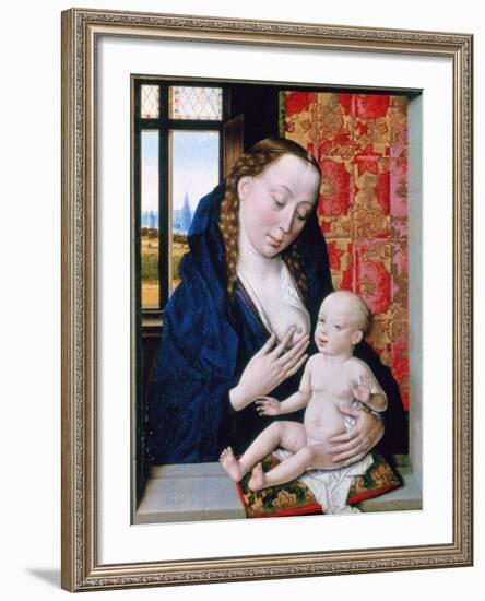 Mary and Child, C1465-Dieric Bouts-Framed Giclee Print