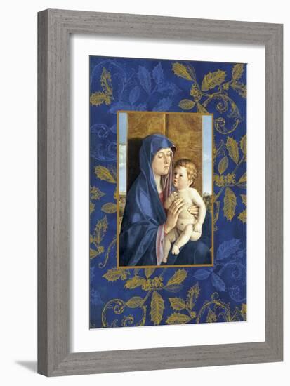 mary and jesus-Maria Trad-Framed Giclee Print