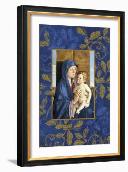 mary and jesus-Maria Trad-Framed Giclee Print