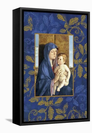 mary and jesus-Maria Trad-Framed Premier Image Canvas