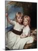 Mary and Louise Kent, C.1784-84-George Romney-Mounted Giclee Print