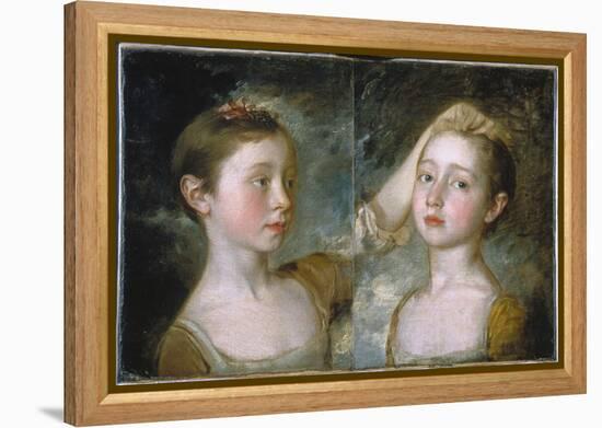 Mary and Margaret Gainsborough-Thomas Gainsborough-Framed Premier Image Canvas