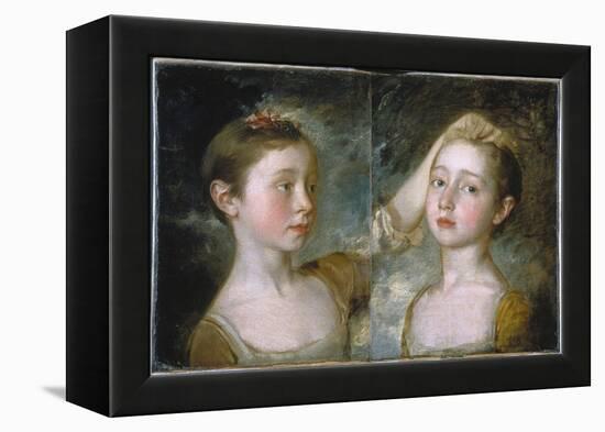 Mary and Margaret Gainsborough-Thomas Gainsborough-Framed Premier Image Canvas