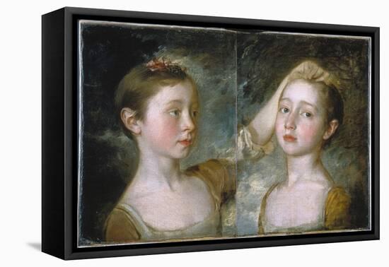 Mary and Margaret Gainsborough-Thomas Gainsborough-Framed Premier Image Canvas