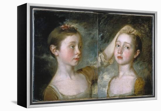 Mary and Margaret Gainsborough-Thomas Gainsborough-Framed Premier Image Canvas