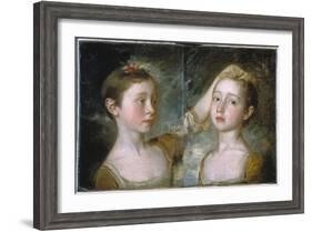 Mary and Margaret Gainsborough-Thomas Gainsborough-Framed Giclee Print