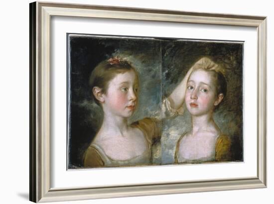 Mary and Margaret Gainsborough-Thomas Gainsborough-Framed Giclee Print