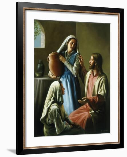 Mary and Martha-David Lindsley-Framed Giclee Print