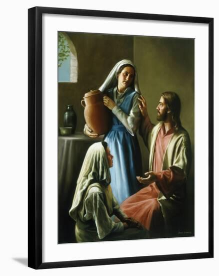 Mary and Martha-David Lindsley-Framed Giclee Print