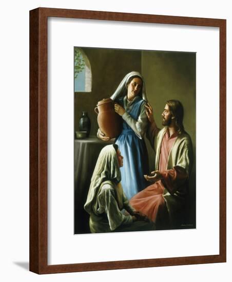 Mary and Martha-David Lindsley-Framed Giclee Print