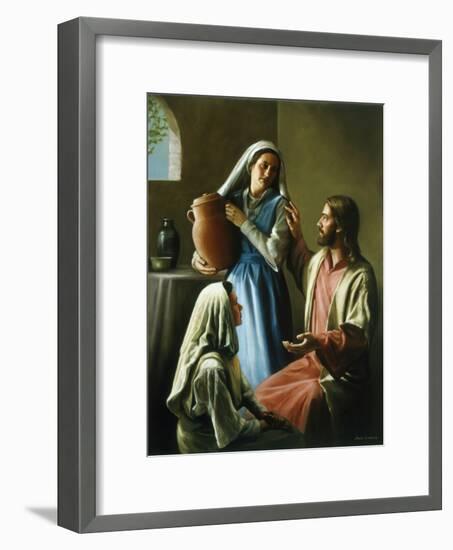 Mary and Martha-David Lindsley-Framed Giclee Print