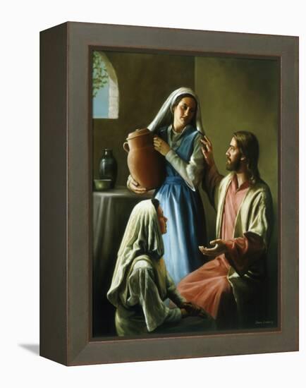 Mary and Martha-David Lindsley-Framed Premier Image Canvas