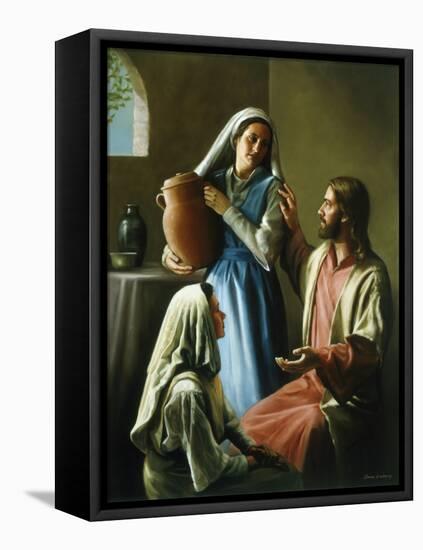 Mary and Martha-David Lindsley-Framed Premier Image Canvas