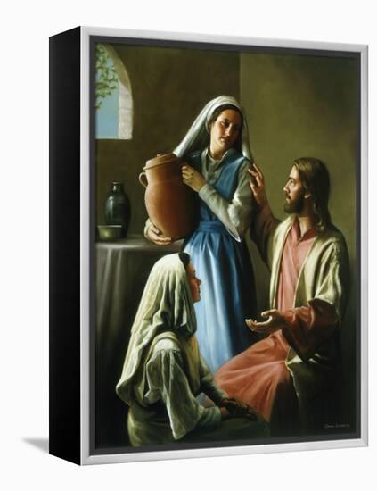 Mary and Martha-David Lindsley-Framed Premier Image Canvas