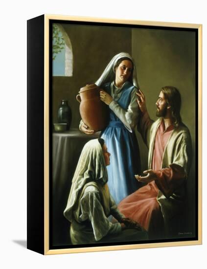 Mary and Martha-David Lindsley-Framed Premier Image Canvas