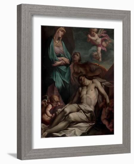 Mary and the Dead Christ-Antonio Balestra-Framed Giclee Print