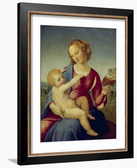 Mary and the Infant Christ (Madonna Colonna), about 1508-Raphael-Framed Giclee Print