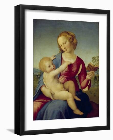 Mary and the Infant Christ (Madonna Colonna), about 1508-Raphael-Framed Giclee Print