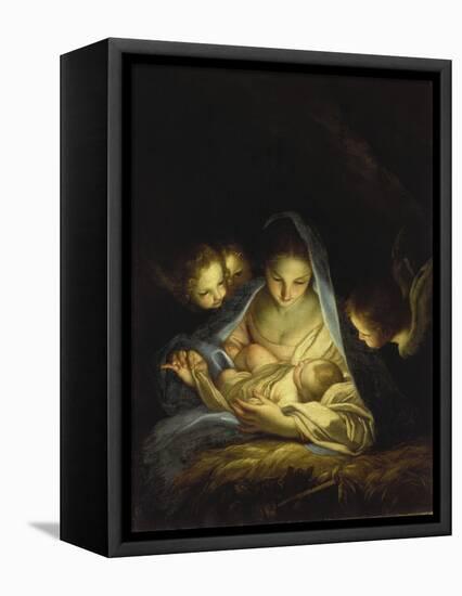 Mary and the Infant Christ-Carlo Maratti-Framed Premier Image Canvas