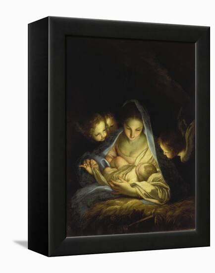 Mary and the Infant Christ-Carlo Maratti-Framed Premier Image Canvas