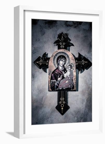 Mary And The Knowing Child, From The Series St. Mary's Cathedral 2017,-Joy Lions-Framed Giclee Print