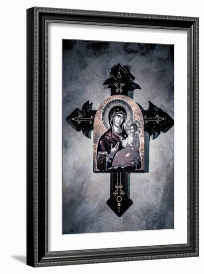 Mary And The Knowing Child, From The Series St. Mary's Cathedral 2017,-Joy Lions-Framed Giclee Print