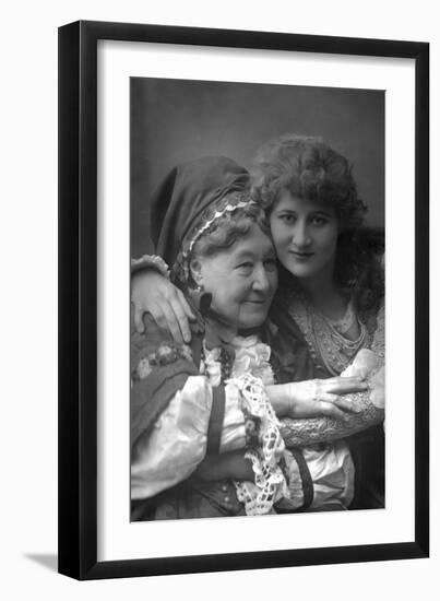 Mary Anderson (1859-194), American Stage Actress, and Mrs Stirling, 1890-W&d Downey-Framed Photographic Print