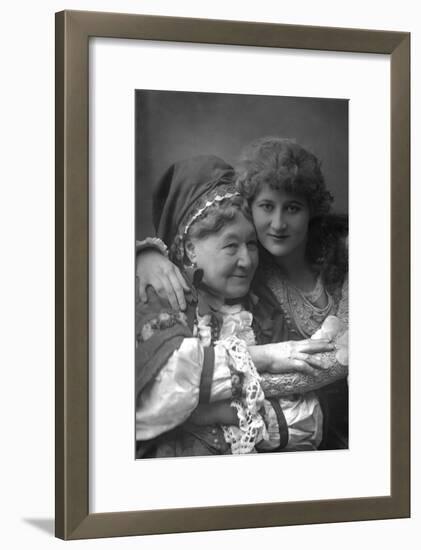 Mary Anderson (1859-194), American Stage Actress, and Mrs Stirling, 1890-W&d Downey-Framed Photographic Print