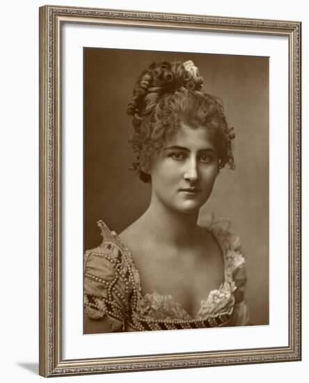 Mary Anderson, American Actress, 1884-null-Framed Photographic Print