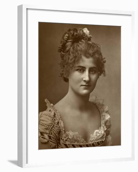 Mary Anderson, American Actress, 1884-null-Framed Photographic Print