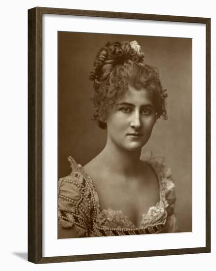 Mary Anderson, American Actress, 1884-null-Framed Photographic Print