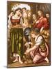 Mary Anointing the Feet of Jesus-English-Mounted Giclee Print