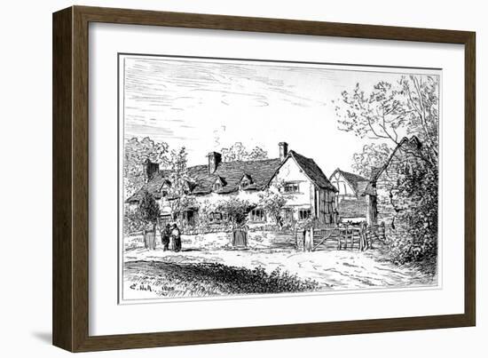 Mary Arden's Cottage at Wilmcote, Warwickshire, 1885-Edward Hull-Framed Giclee Print