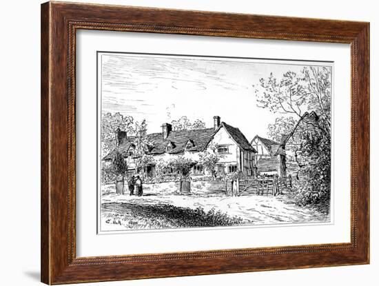 Mary Arden's Cottage at Wilmcote, Warwickshire, 1885-Edward Hull-Framed Giclee Print